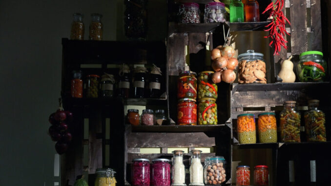 Jars With Pickled Vegetables