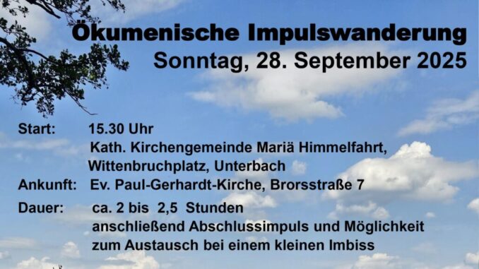 Plakat Impulswanderung-Titel