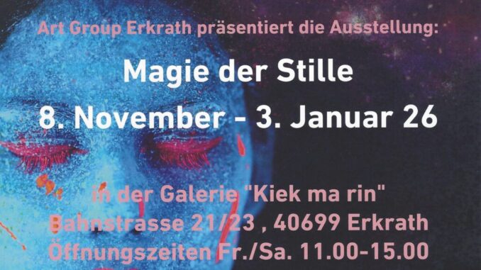 Art Group Erkrath_Magie der Stille_Flyer Nov Dez 25-Titel