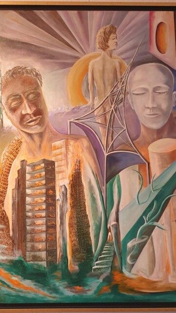 Visionen | 105x85 cm
Öl auf Leinwand m. Rahmen
450 Euro