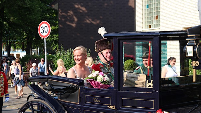 Königin Christiane Heiland und König Gereon Kirchhoff. Foto: Christian Zimmer