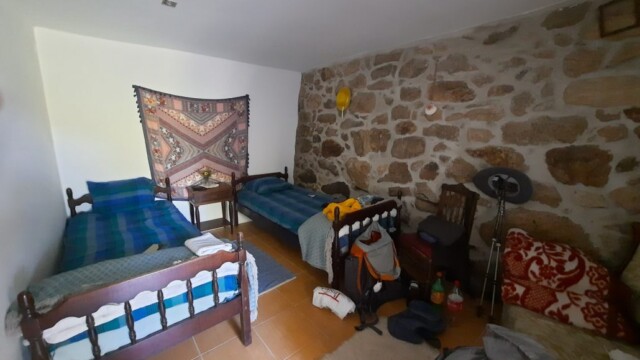 Unser Schlummerraum in der Casa de Travessa. Foto: Sven Schneider