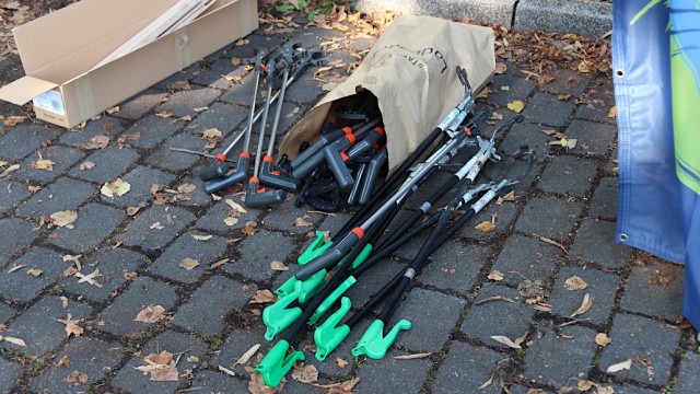 Greifer beim Dreck-weg-Tag. Foto: Christian Zimmer