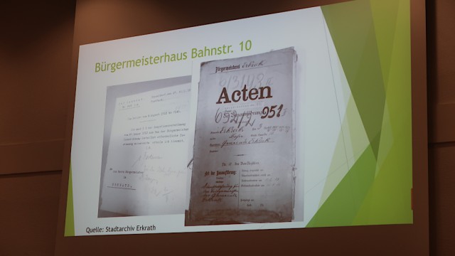 Dokumente zum Bürgermeisterhaus. Foto: Christian Zimmer