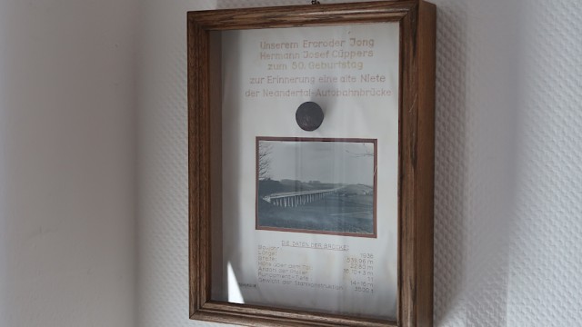 Nietnagel der ehemaligen Autobahnbrücke. Foto: Christian Zimmer