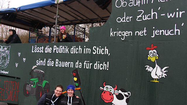 Erstmals dabei: Die Hubbelrather Landjugend. Foto: Christian Zimmer