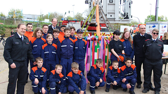 Gruppenfoto der Jugendfeuerwehr. Foto: Christian Zimmer