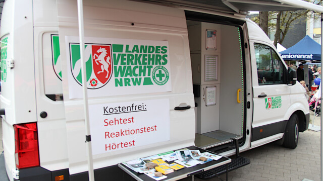 Wagen der Landes-Verkehrswacht NRW. Foto: Christian Zimmer