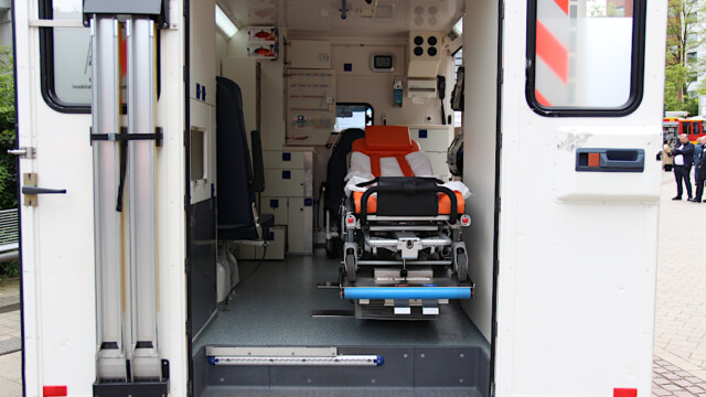 Rettungswagen des DRK. Foto: Christian Zimmer