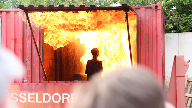 Fettbrand-Explosion. Foto: Christian Zimmer