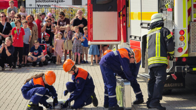 Übung der Jugendfeuerwehr. Foto: Christian Zimmer