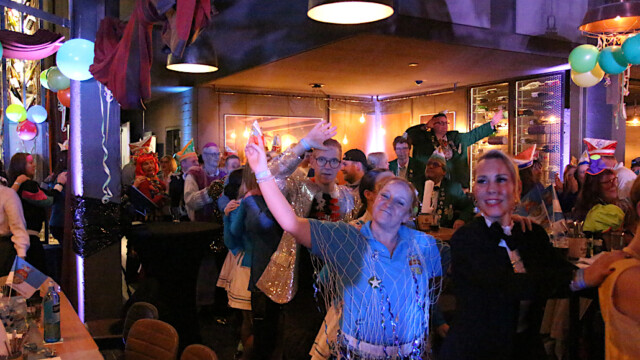 Polonaise durch das Brauhaus. Foto: Christian Zimmer
