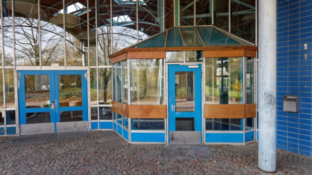 Eingang Gaststätte und Empore. Foto: Lutz Wulfestieg