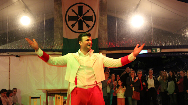 Clown Spaghetti vom Circus Traber. Foto: Christian Zimmer